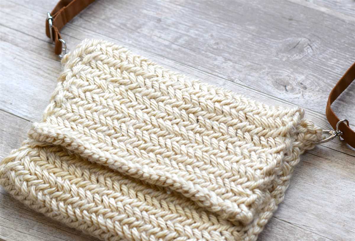 Bag knit pattern