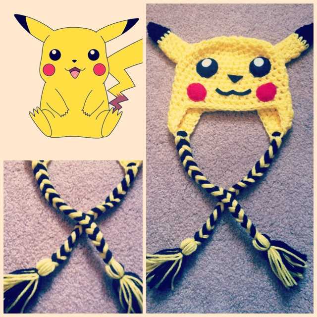 Create your own Pikachu-inspired knit hat with this pattern! Pikachu knit hat pattern