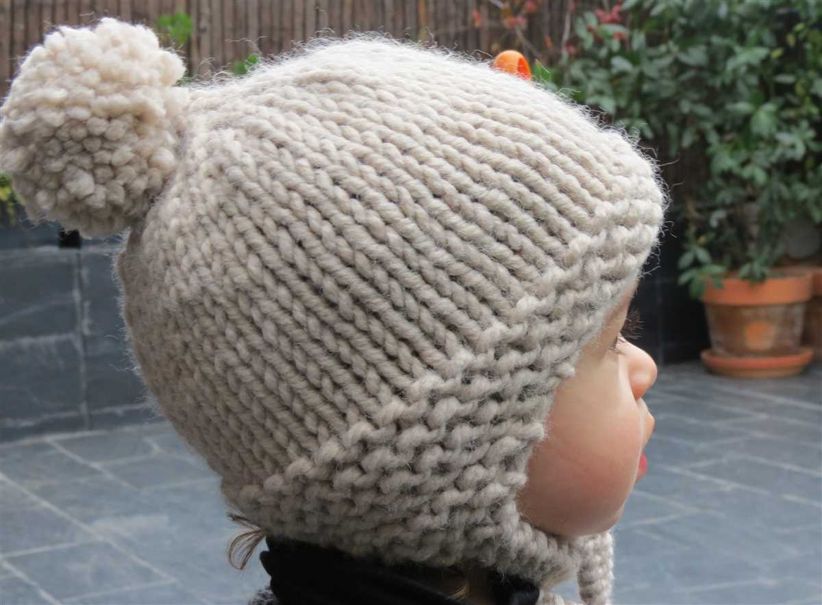 Bulky weight hat knitting pattern