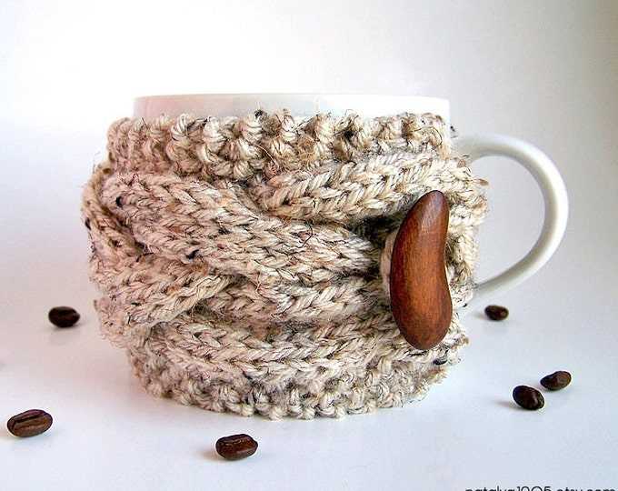Mug cosy knitting pattern