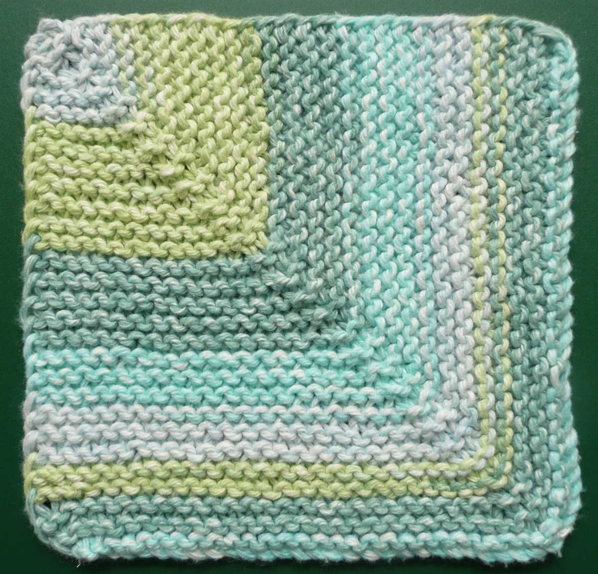 Grandmothers knit dishcloth pattern