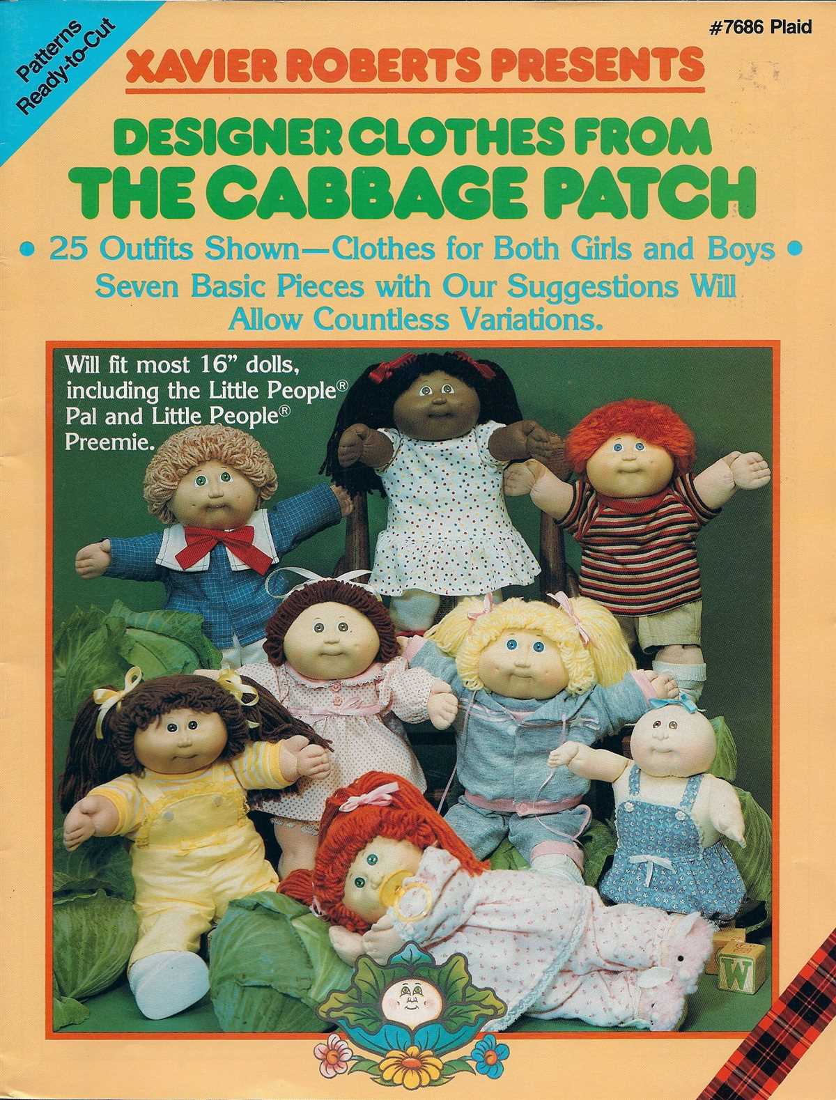 Free cabbage patch doll knitting patterns