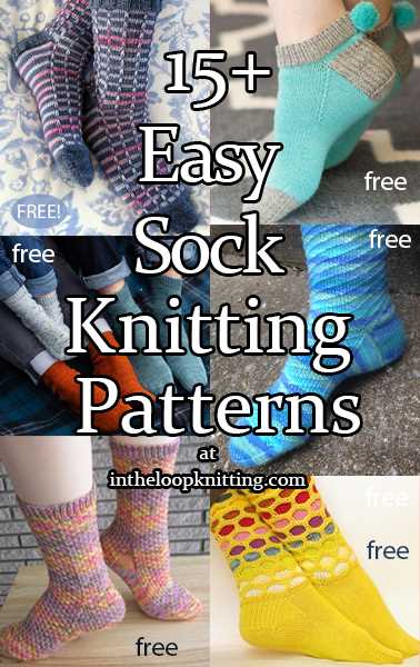 Easy knitting pattern for socks free