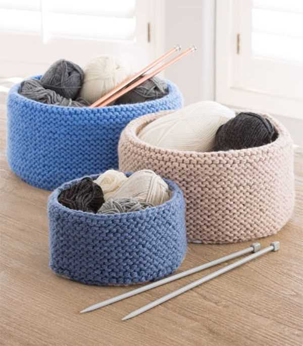 Free knitting patterns for baskets