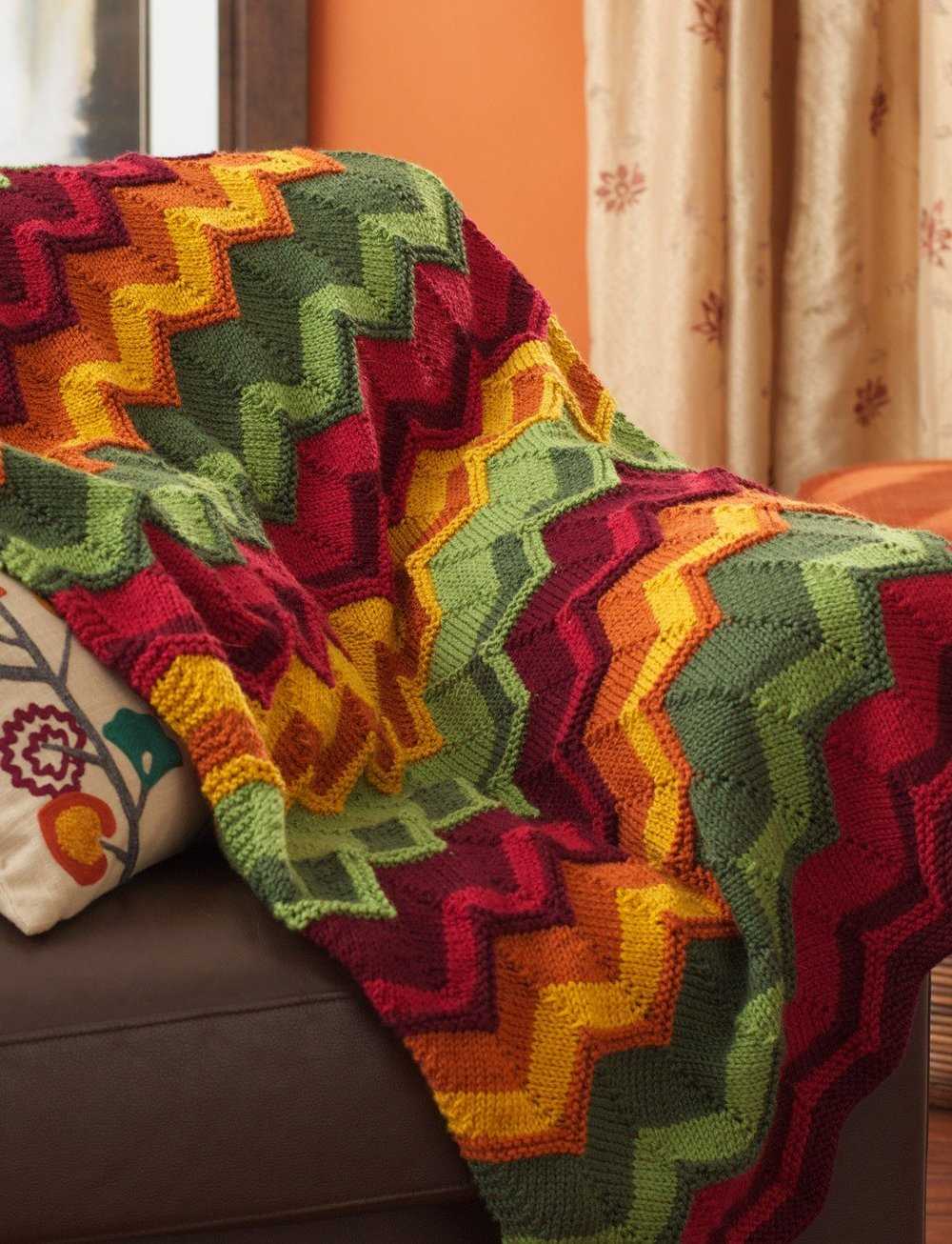 Free knit afghan pattern