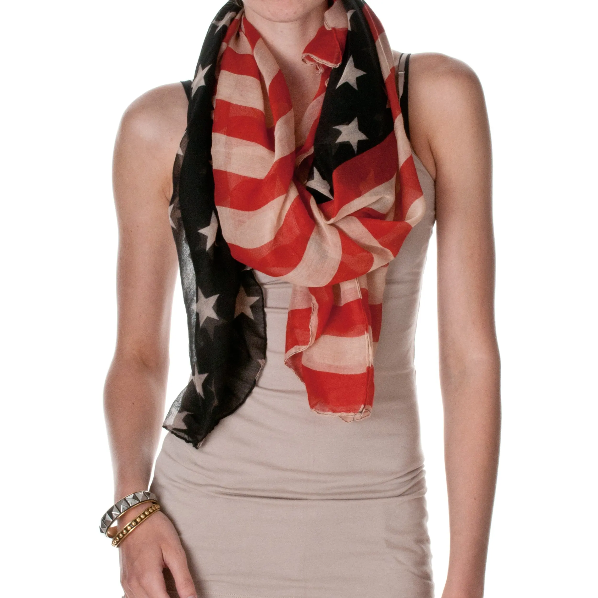 American flag scarf knitting pattern