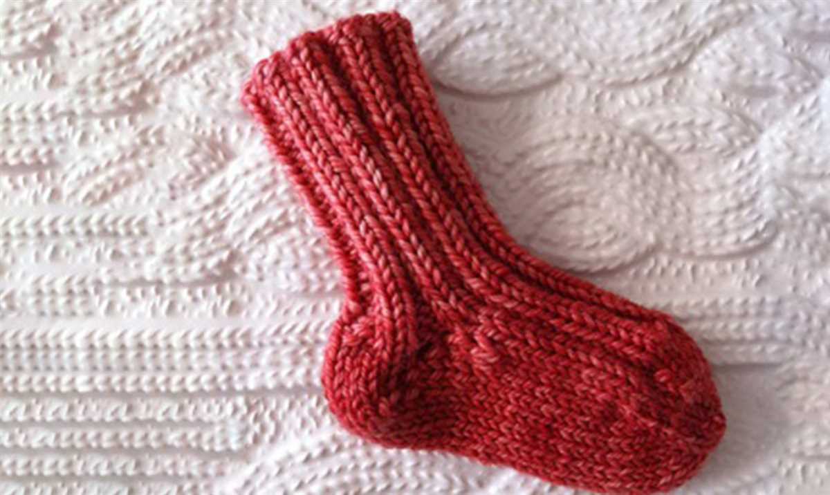 Sock knitting pattern circular needles
