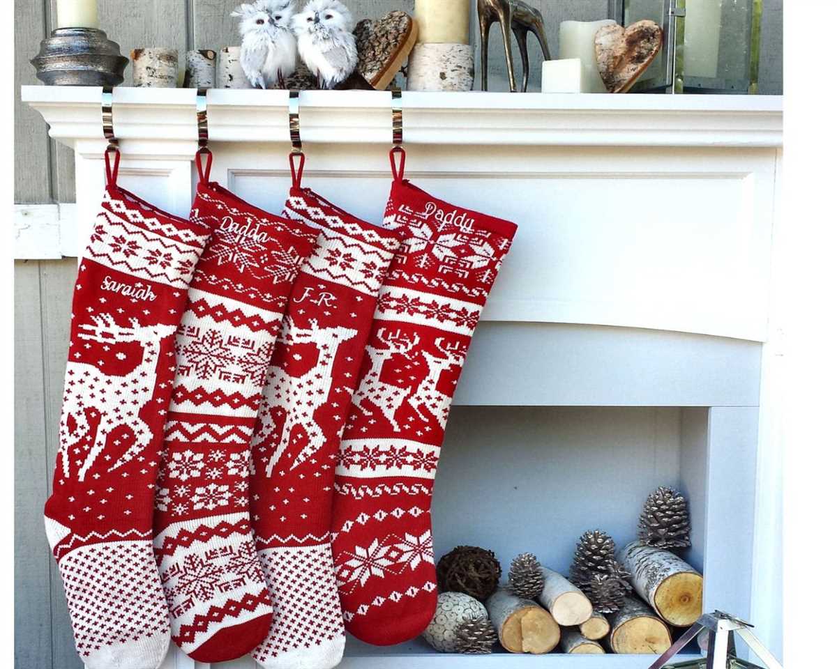 Angel christmas stocking knitting pattern