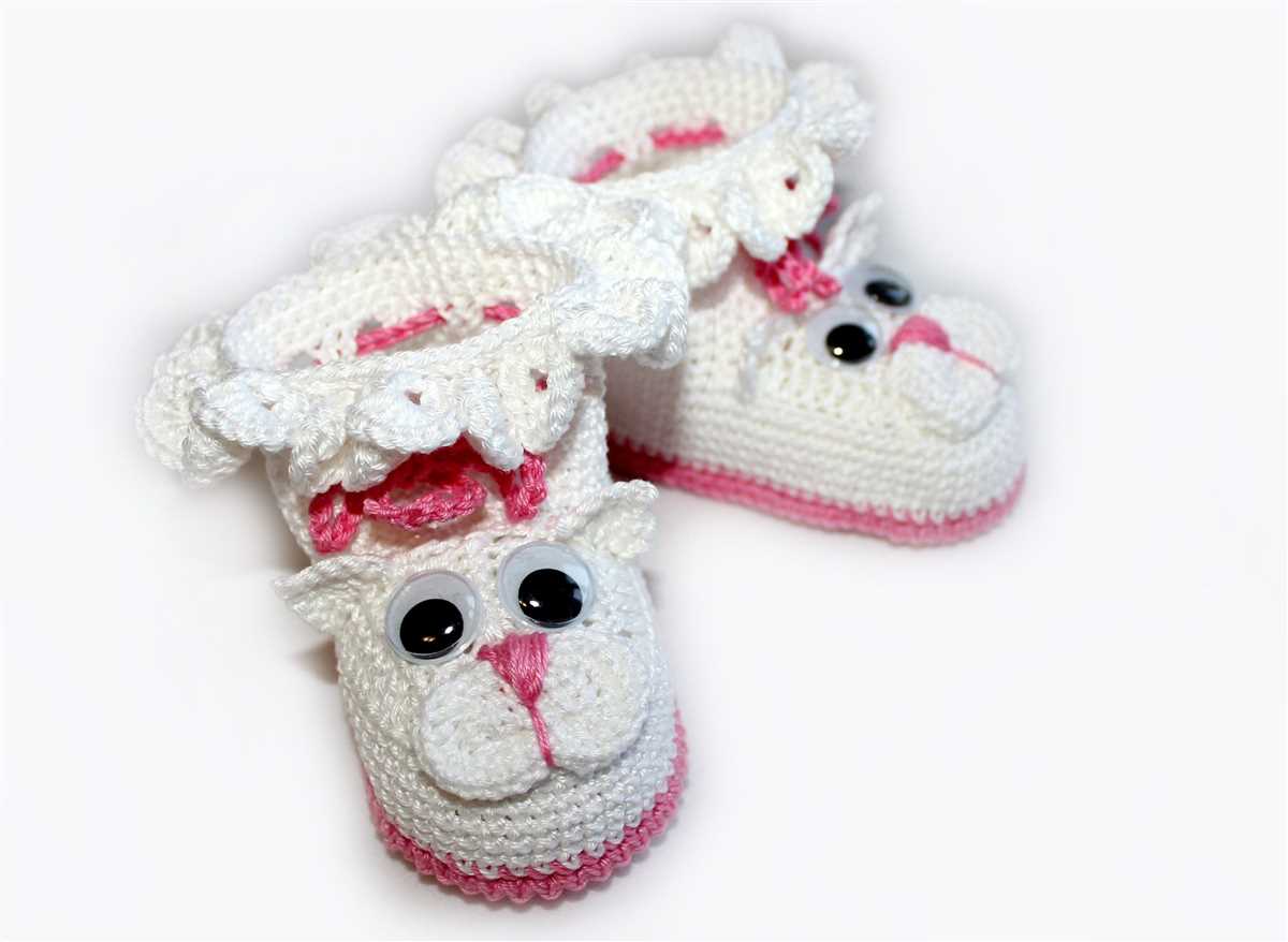 Animal booties knitting pattern