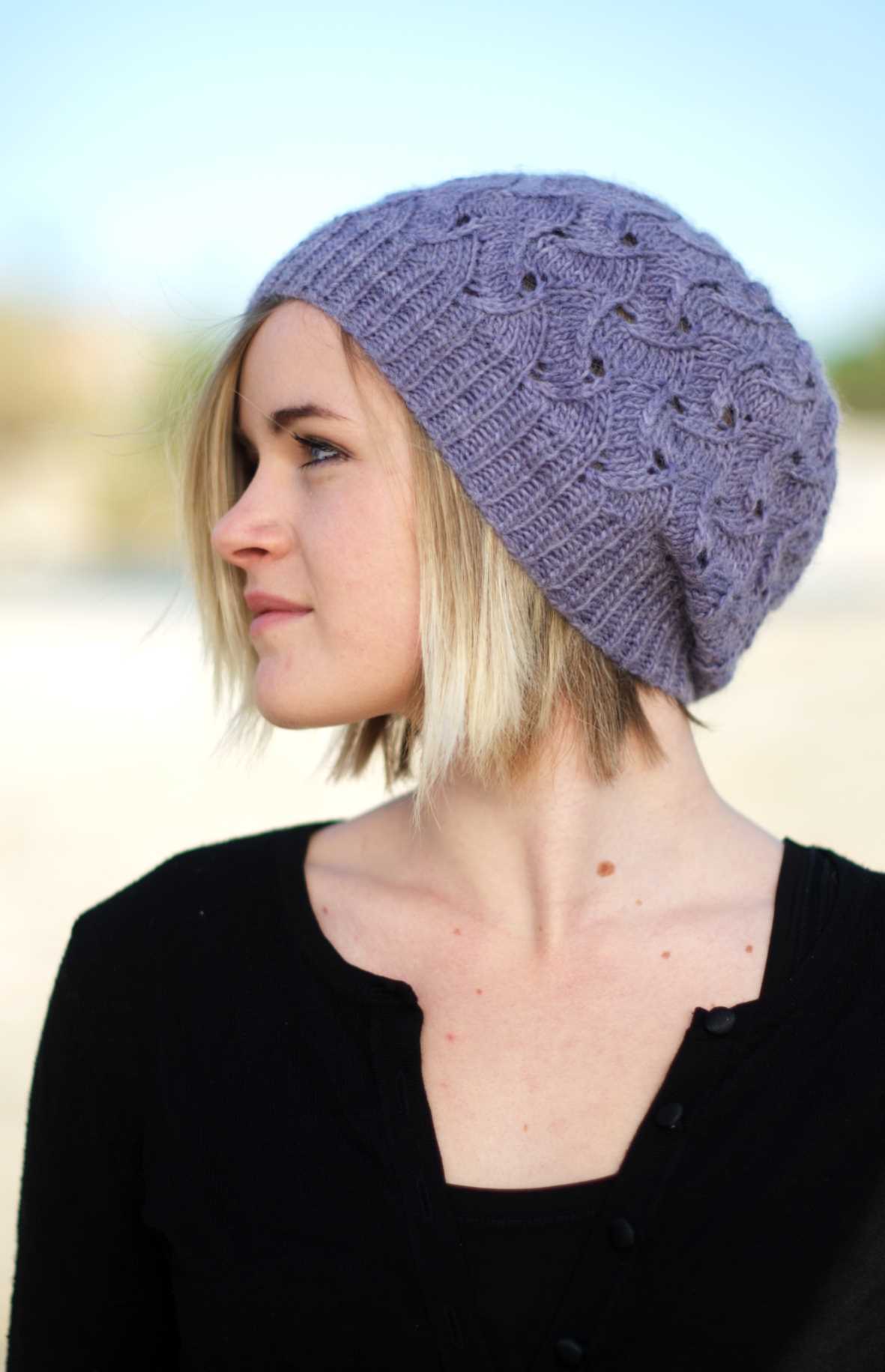 Free slouchy knit hat patterns