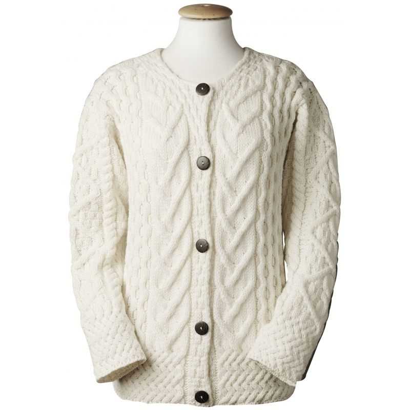 Aran wool cardigan knitting patterns