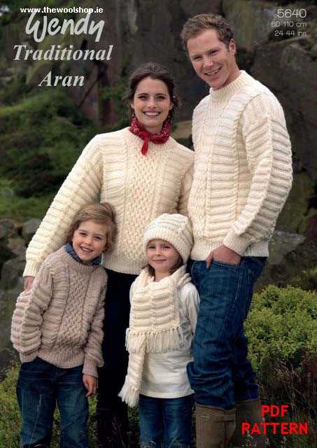 Aran knitting wool patterns