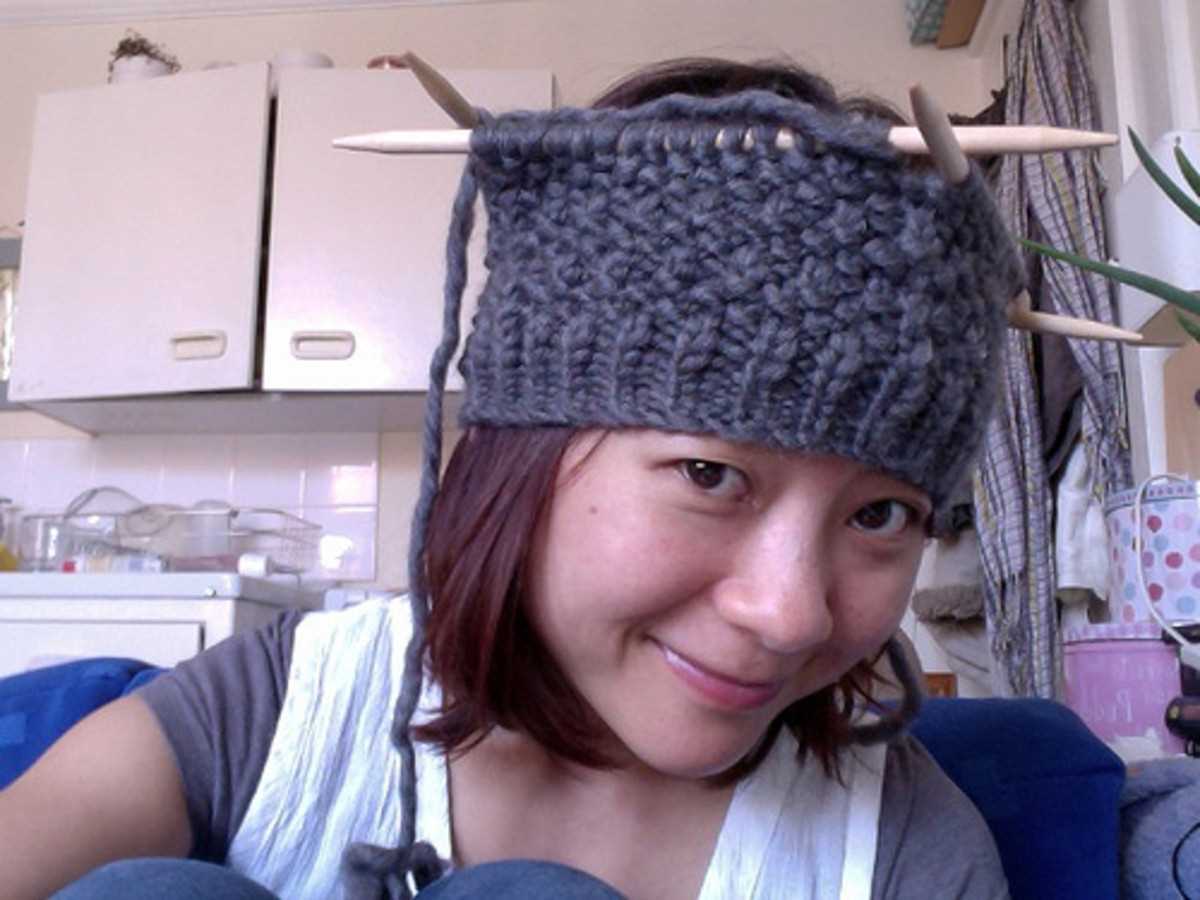 Free knit night cap pattern