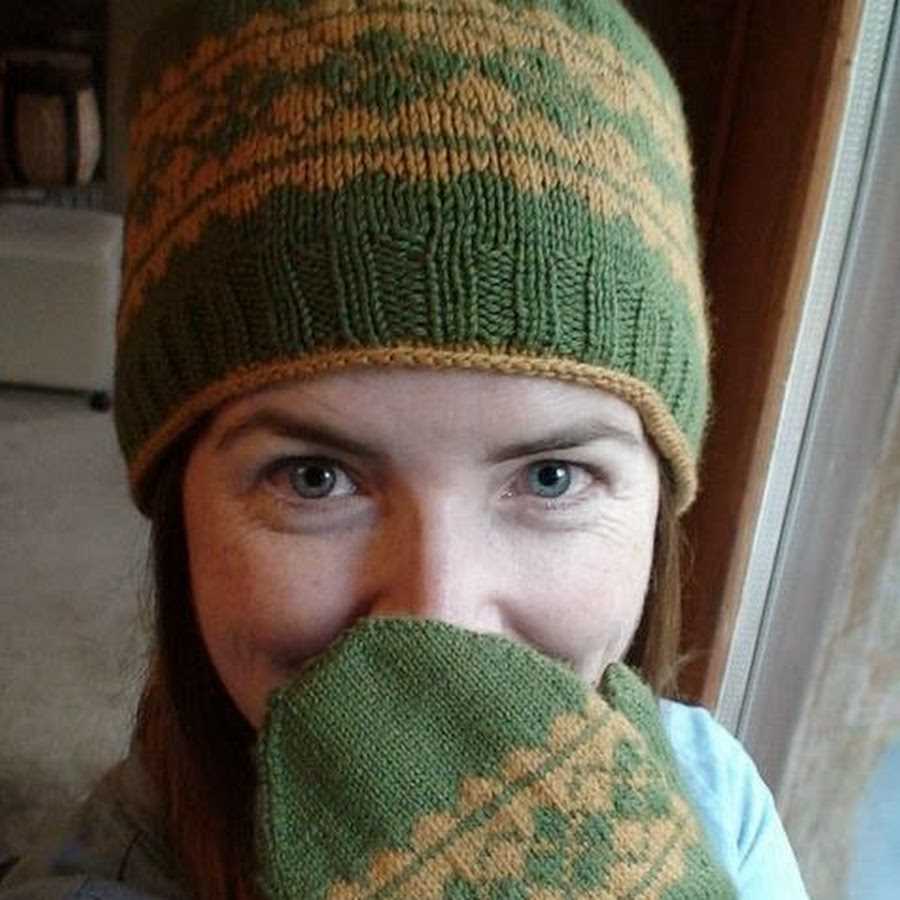 Argyle hat knitting pattern