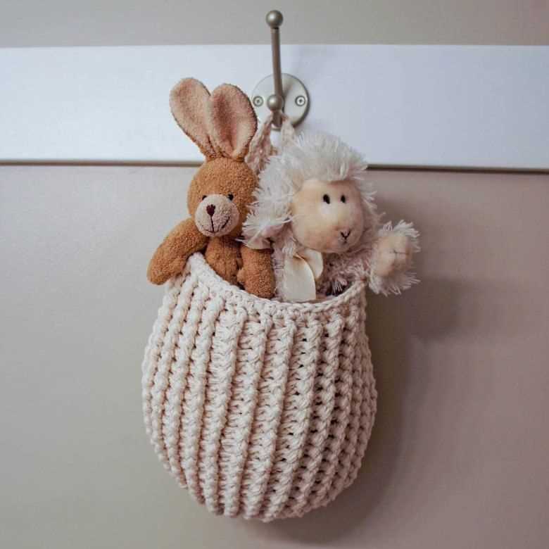Hanging basket knitting pattern