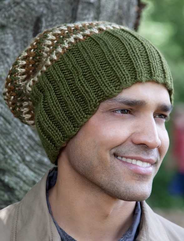 Knit hat pattern men