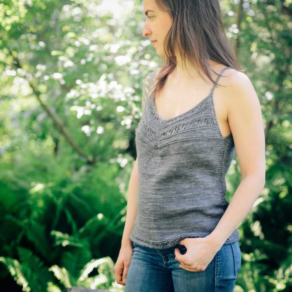 Chunky tank top knitting pattern