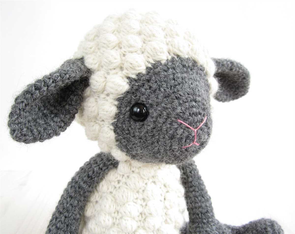 Knit sheep pattern