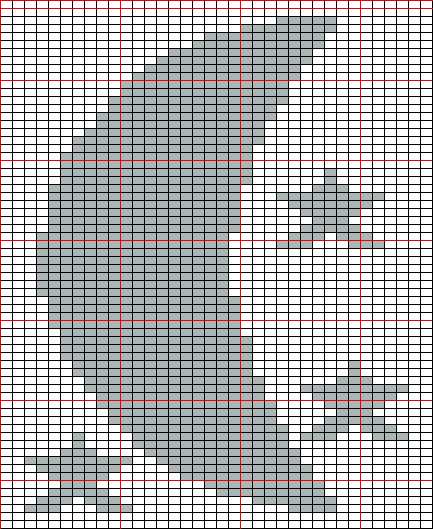Moon and stars blanket knitting pattern