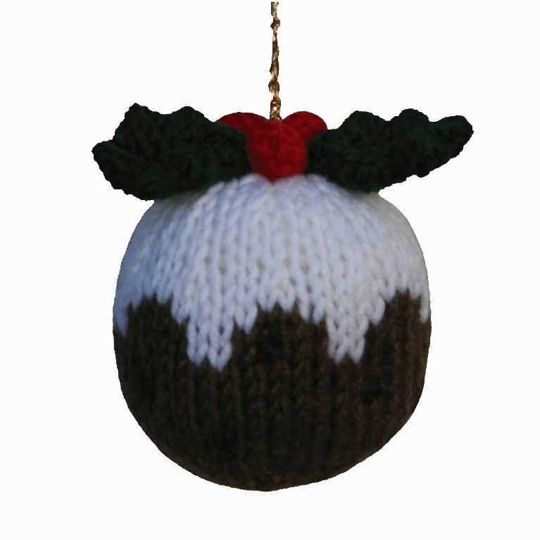Christmas pudding knitting pattern