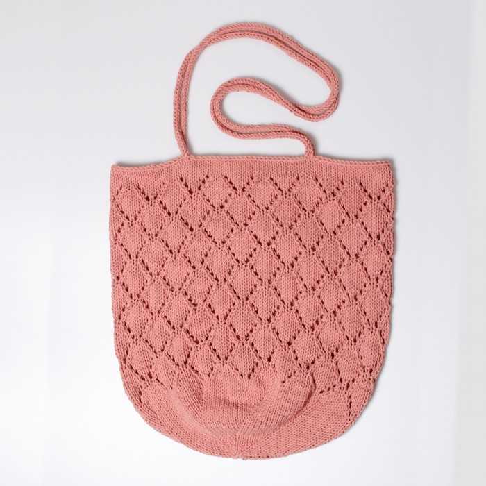 Knitted beach bag pattern