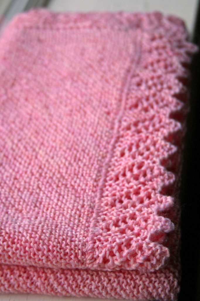 Baby blanket easy knitting pattern