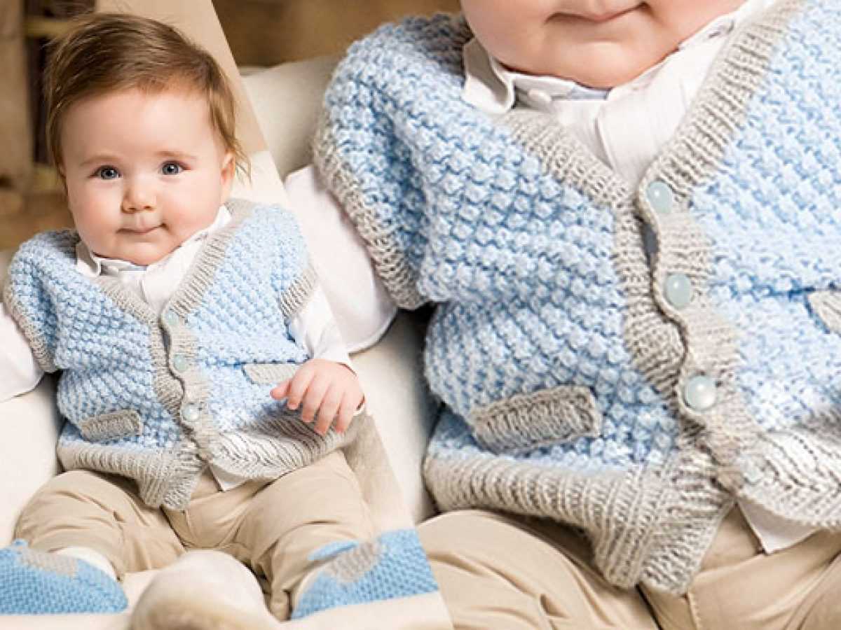 Baby vest knitting pattern