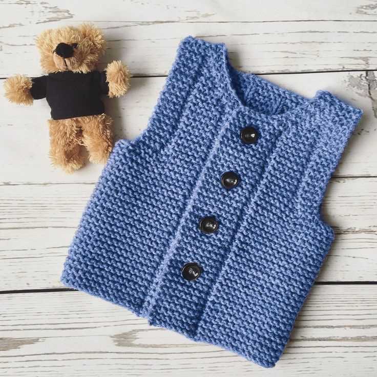 Baby vest knitting pattern