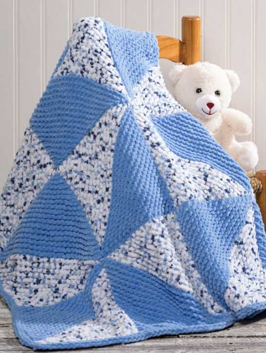Baby blanket free knitting pattern