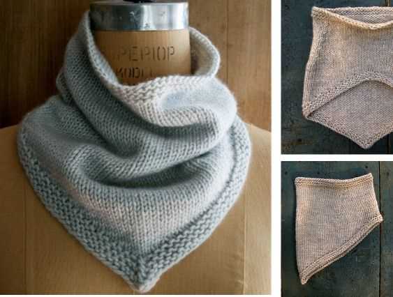 Knit Your Own Bandana Cowl - A Free Pattern for Cosy Winter Style Bandana cowl free knitting pattern