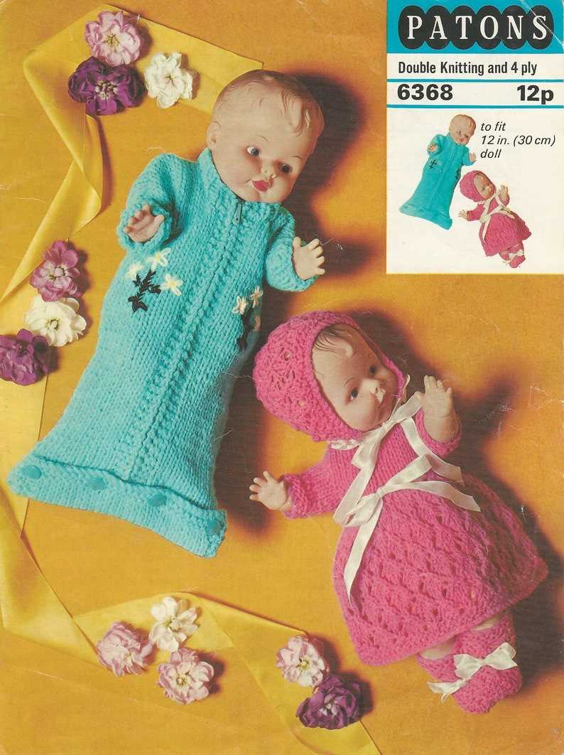 Barbie sleeping bag knitting pattern