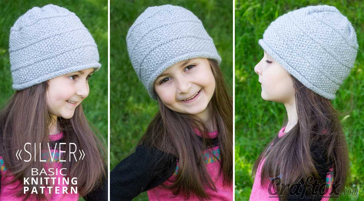 Basic beanie knitting pattern free