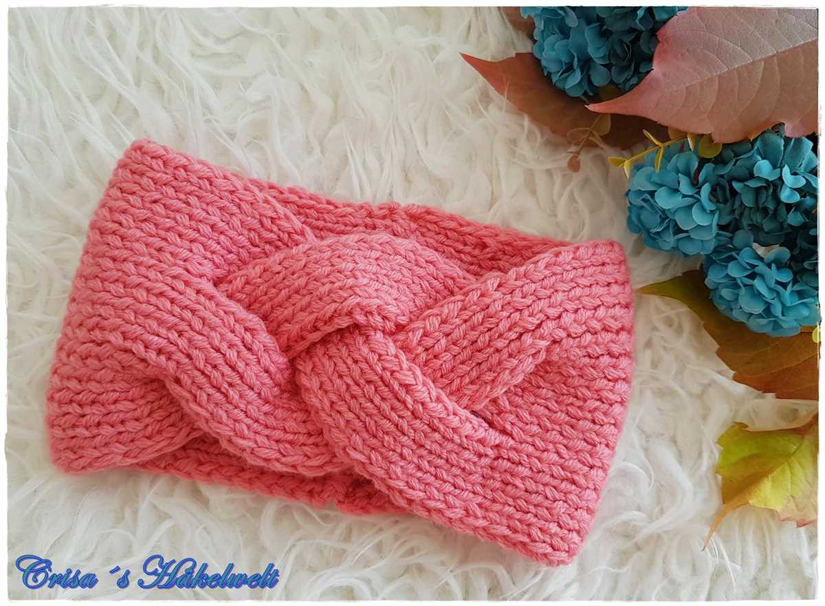 Basic knitted headband pattern