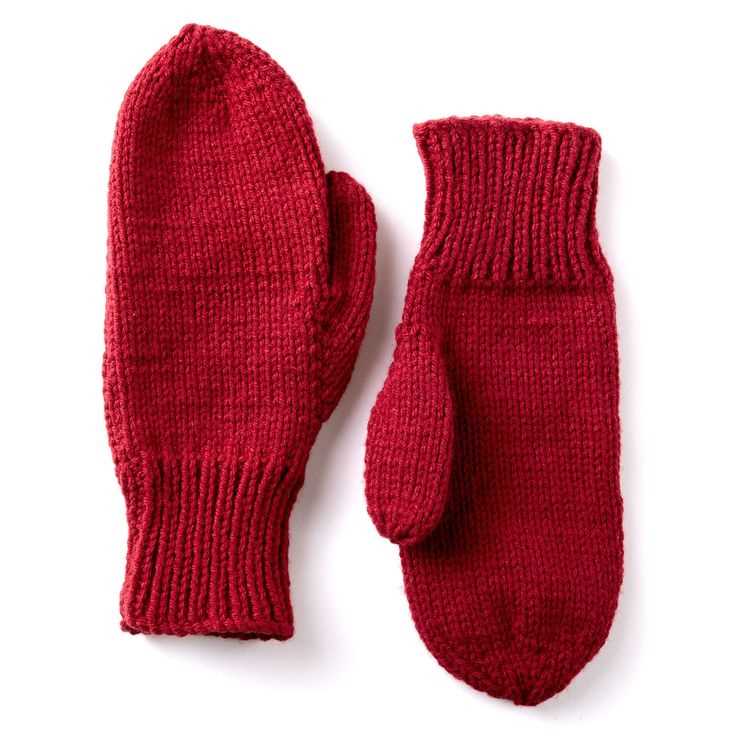 Basic knitted mitten pattern