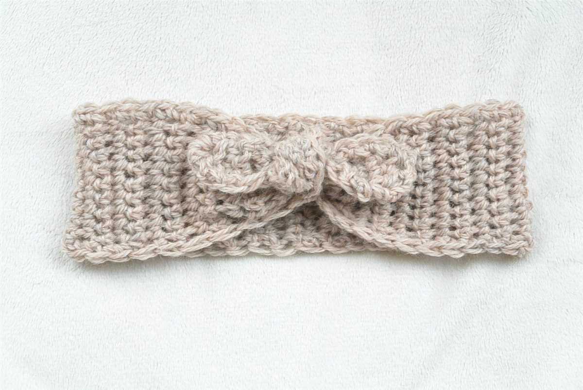 Basic knitted headband pattern