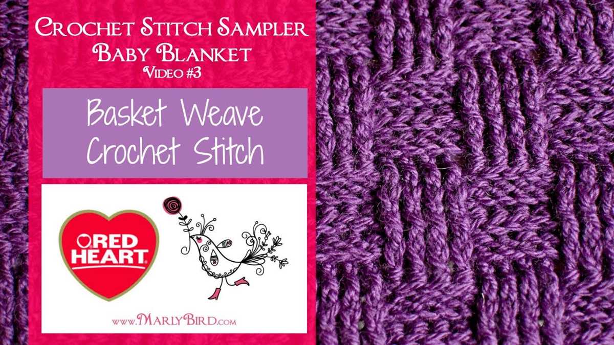 Basket weave blanket pattern knit