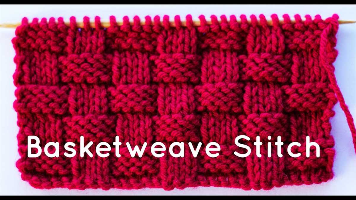 Basket weave hat knitting pattern