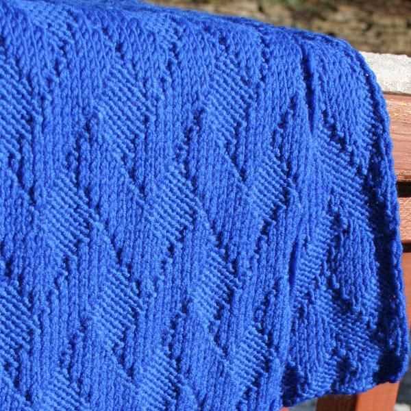 Basket weave scarf knitting pattern