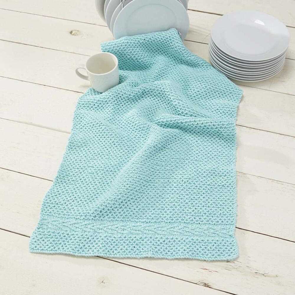 Tea towel topper knit pattern