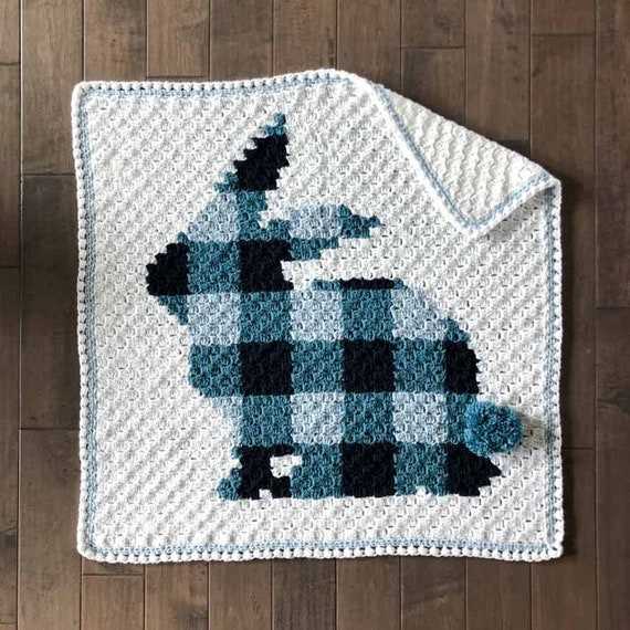Corner to corner knitted blanket free pattern