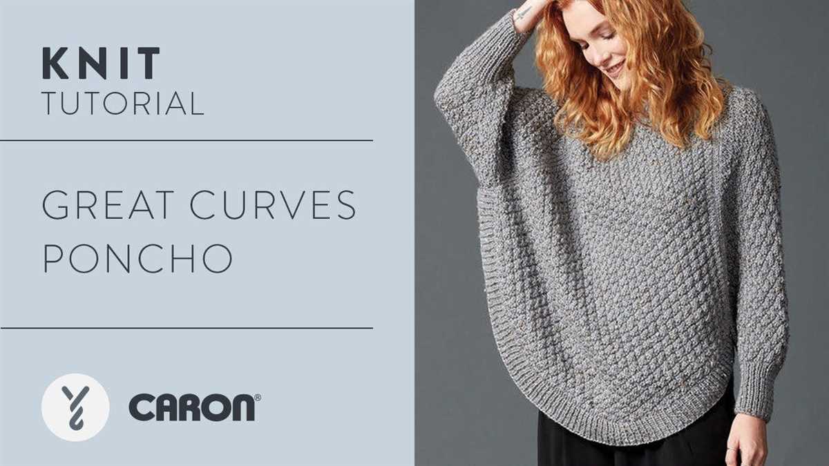 Great curves knit poncho pattern