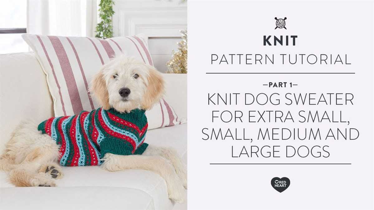 Free knitted dog sweater patterns for large dogs