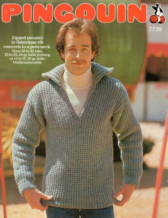 Create a Stylish Men's Jumper with This Knitting Pattern Mens jumper knitting pattern