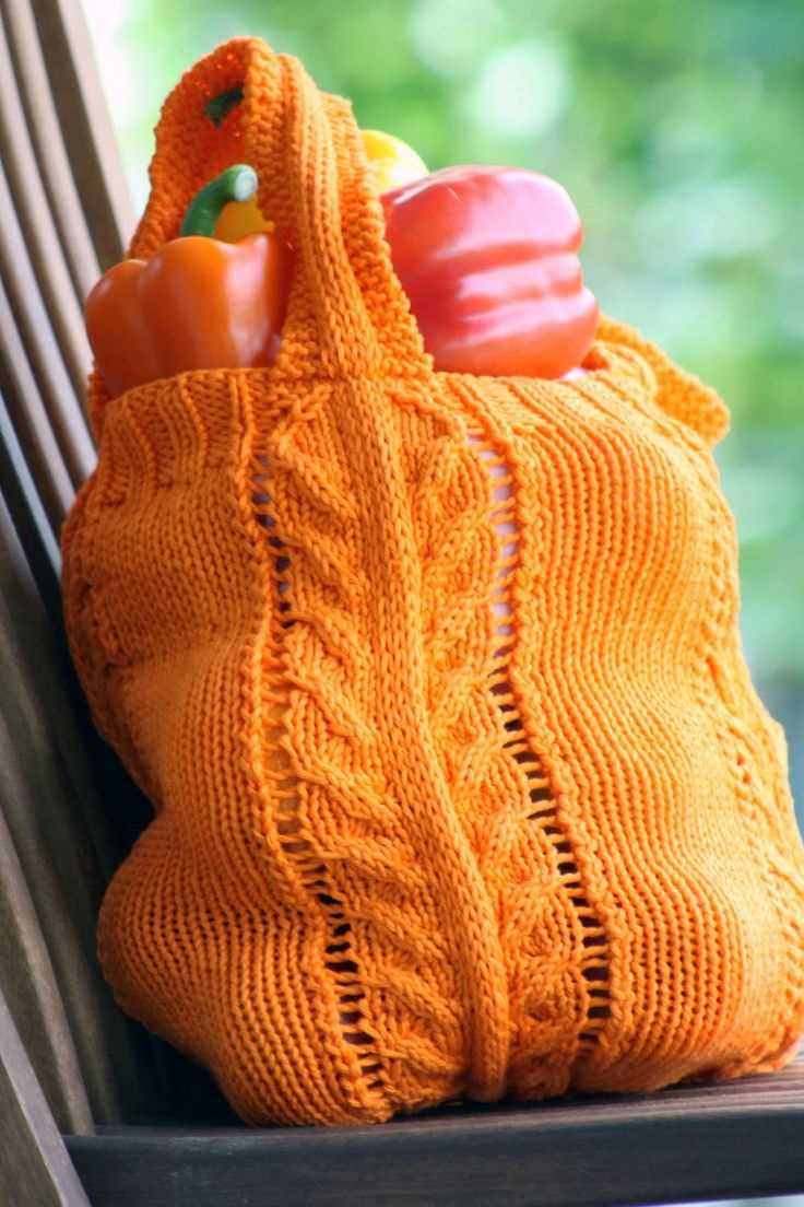 Beach bag knitting pattern