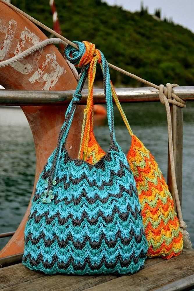Beach bag knitting pattern