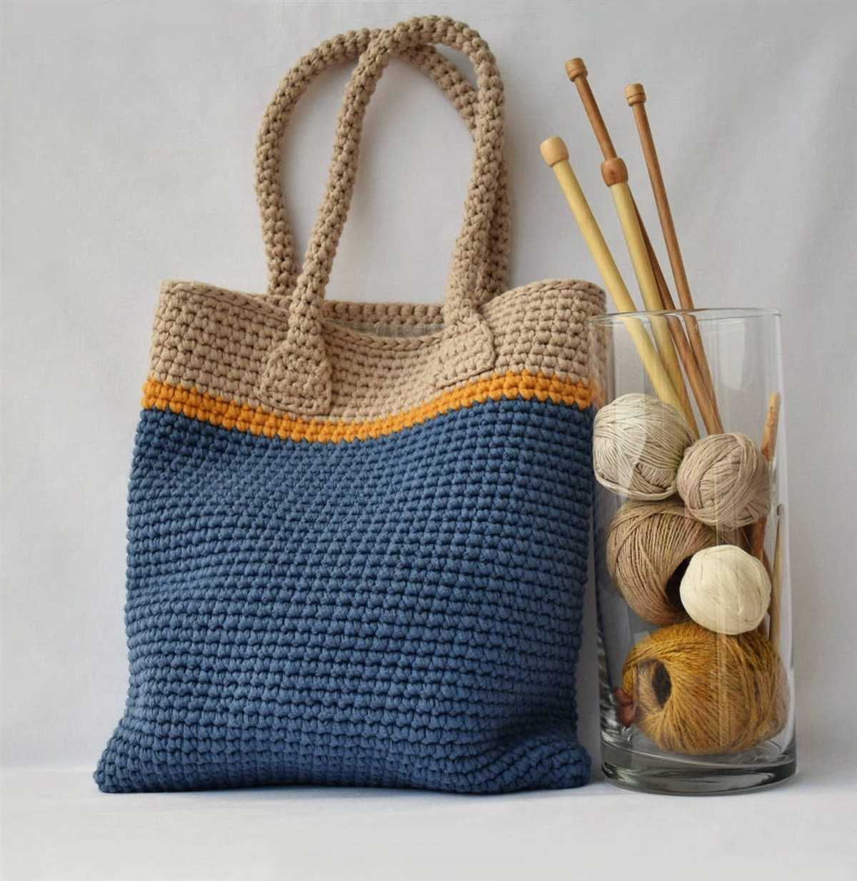 Beach bag knitting pattern