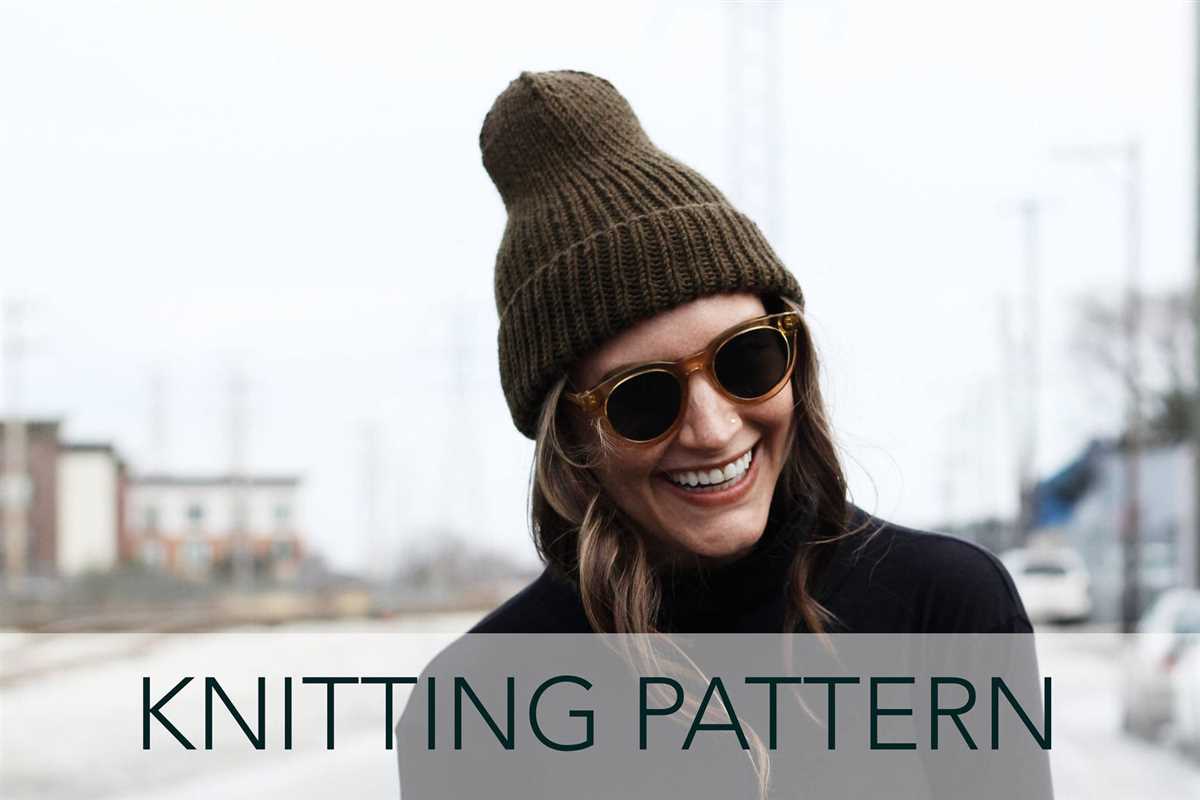 Beanie toque knitting pattern