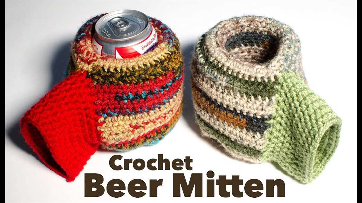 Beer mitt knitting pattern