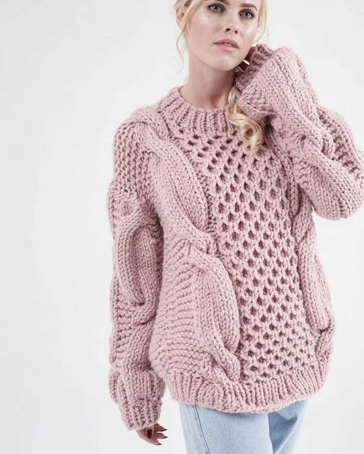 Beginner knitted sweater pattern