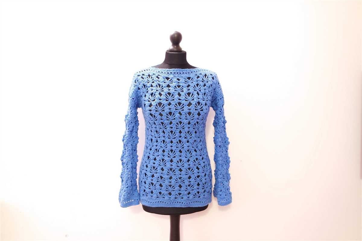 Beginner knitted sweater pattern